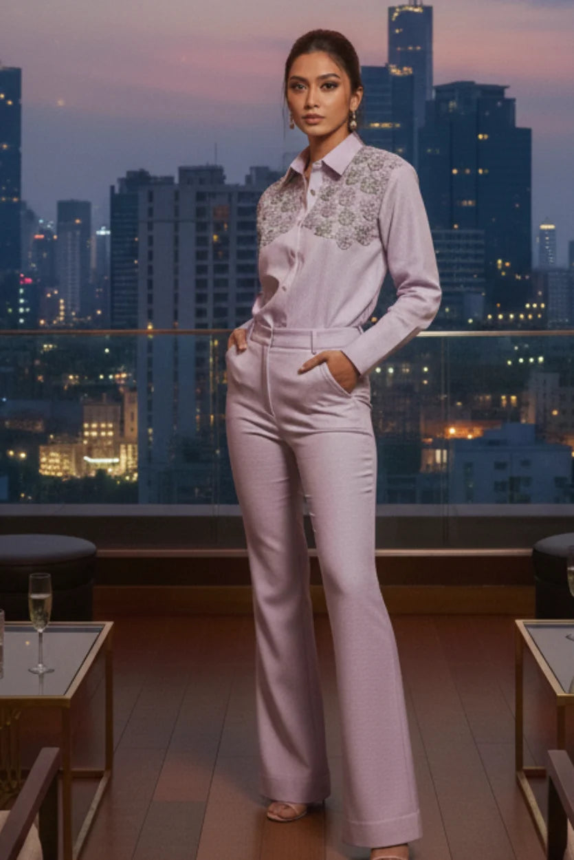 The geo pearl shirt