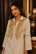 Gilded Linen kurta
